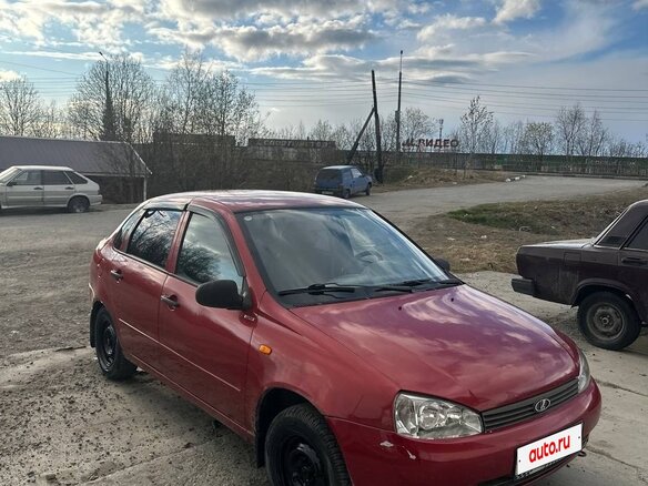 2006 Lada (ВАЗ) Kalina I, красный, 150000 рублей - вид 2
