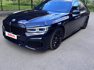 2021 BMW 7 серии 730d xDrive VI (G11/G12) Рестайлинг, синий, 6190000 рублей, вид 2