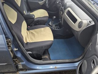 2011 Renault Logan I Рестайлинг, синий, 325000 рублей, вид 4