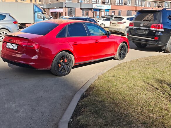 2014 Audi A4 IV (B8) Рестайлинг, красный, 1800000 рублей - вид 30