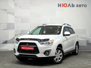 2014 Mitsubishi ASX I Рестайлинг, белый, 1060000 рублей, вид 1