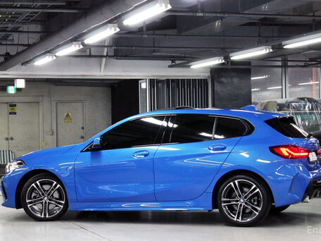 2022 BMW 1 серии 118d III (F40), синий, 2550000 рублей, вид 4