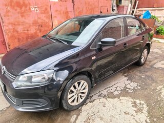 2013 Volkswagen Polo V, чёрный, 880000 рублей, вид 1