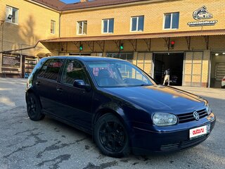 1999 Volkswagen Golf IV, синий, 300000 рублей, вид 4