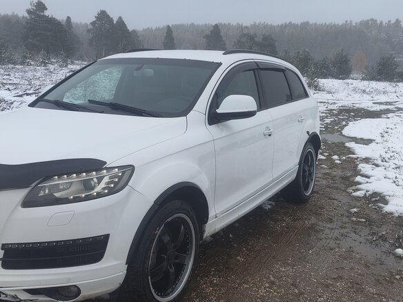2010 Audi Q7 I (4L) Рестайлинг, белый, 1550000 рублей