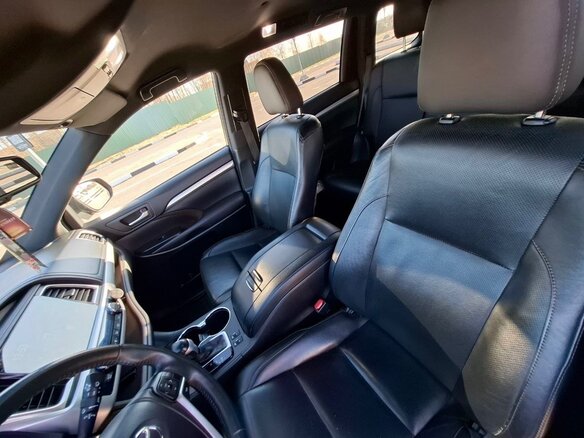 2014 Toyota Highlander III (XU50), красный, 2500000 рублей - вид 8