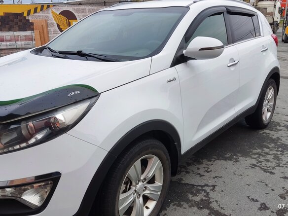 2012 Kia Sportage III, белый, 1350000 рублей - вид 6