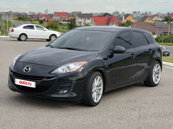 2009 Mazda 3 II (BL), чёрный, 800000 рублей - вид 1