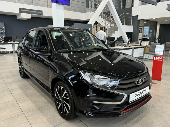 2026 Lada (ВАЗ) Granta Sport I Рестайлинг, чёрный - вид 2