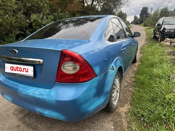 2008 Ford Focus II Рестайлинг, синий, 310000 рублей - вид 7