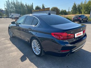 2019 BMW 5 серии 530i xDrive VII (G30/G31/G38), синий, 4650000 рублей, вид 4