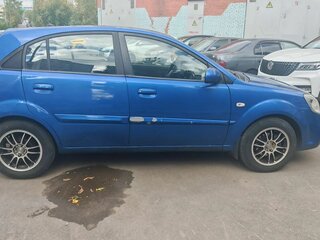 2010 Kia Rio II Рестайлинг, синий, 450000 рублей, вид 4