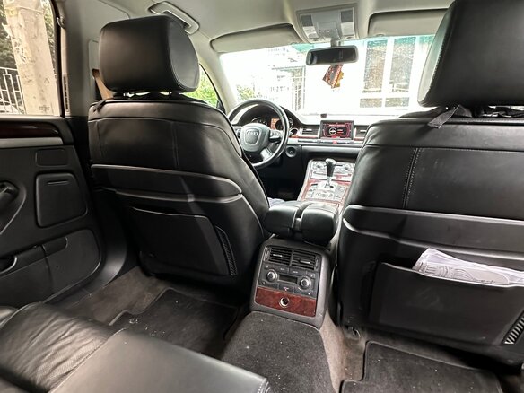 2006 Audi A8 II (D3) Рестайлинг, чёрный - вид 10
