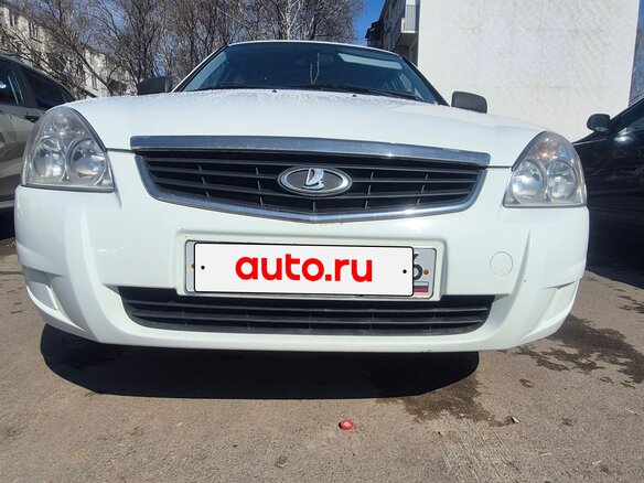2012 Lada (ВАЗ) Priora I, белый, 400000 рублей - вид 1