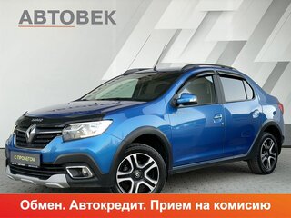 2020 Renault Logan Stepway II Рестайлинг, синий, 1158000 рублей, вид 1