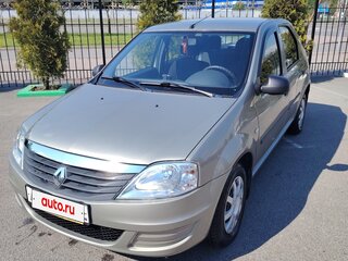2010 Renault Logan I Рестайлинг, серебристый, 535000 рублей, вид 1