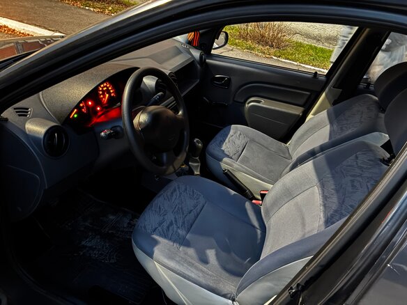 2008 Renault Logan I, серый, 220000 рублей - вид 6