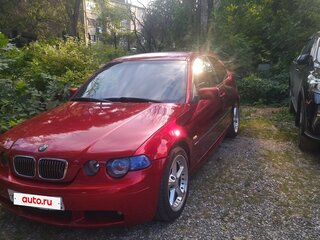 2001 BMW 3 серии Compact 318i IV (E46) Рестайлинг, красный, 900000 рублей, вид 1