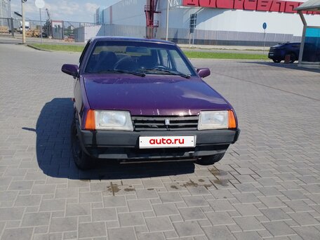 1998 Lada (ВАЗ) 21099, фиолетовый, 100000 рублей, вид 1