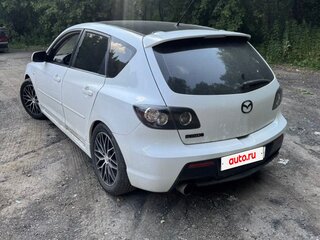 2008 Mazda 3 I (BK) Рестайлинг, белый, 550000 рублей, вид 4