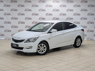 2014 Hyundai Solaris I Рестайлинг, белый, 999000 рублей, вид 1