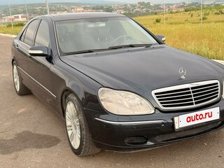 2002 Mercedes-Benz S-Класс 320 IV (W220), чёрный, 720000 рублей, вид 3
