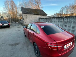2016 Lada (ВАЗ) Vesta I, красный, 700000 рублей, вид 3