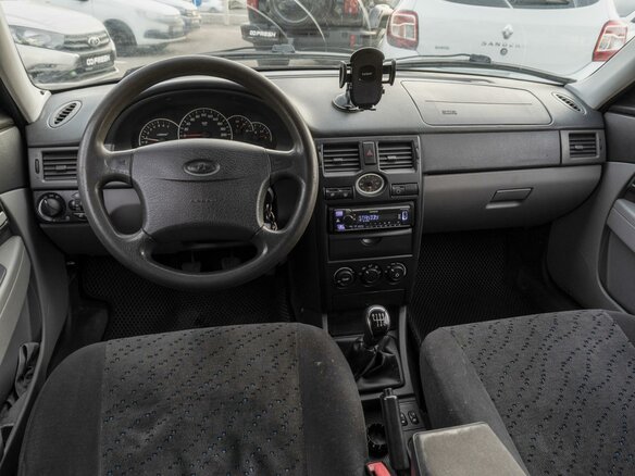 2010 Lada (ВАЗ) Priora I, чёрный, 379000 рублей - вид 5