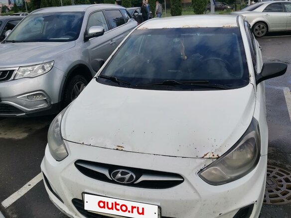 2012 Hyundai Solaris I, белый