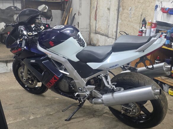 2007 Suzuki SV 1000, синий - вид 5