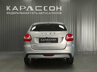 2018 Lada (ВАЗ) Granta I Рестайлинг, серебристый, 510000 рублей, вид 4