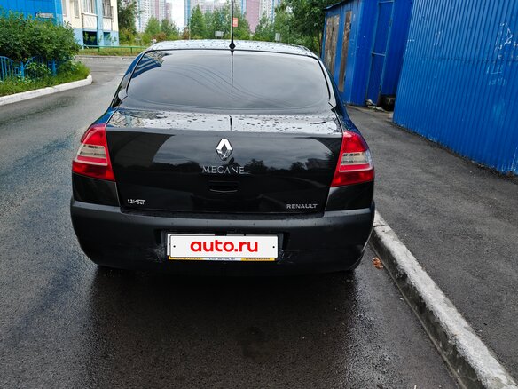 2007 Renault Megane II Рестайлинг, чёрный, 380000 рублей - вид 2