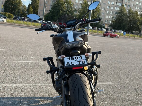 2016 Yamaha MT-09 (FZ-09), чёрный, 680000 рублей - вид 2