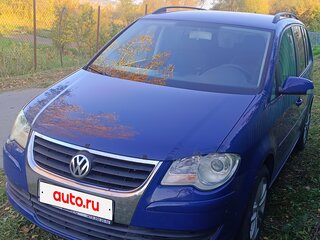 2007 Volkswagen Touran I Рестайлинг, синий, 850000 рублей, вид 2