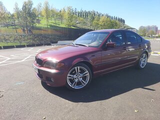 2003 BMW 3 серии 320i IV (E46) Рестайлинг, красный, 1150000 рублей, вид 5