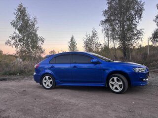 2008 Mitsubishi Lancer X, синий, 800000 рублей, вид 5