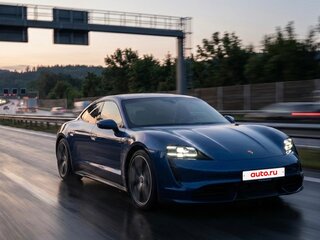2020 Porsche Taycan Turbo S I, голубой, 11990000 рублей, вид 1