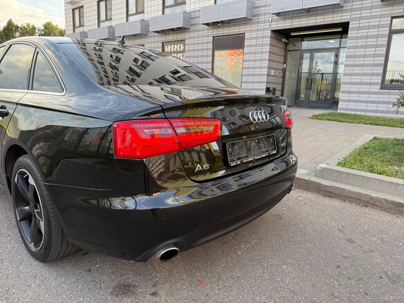 2014 Audi A6 IV (C7), чёрный - вид 7