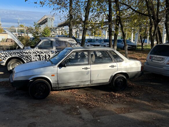 2002 Lada (ВАЗ) 21099, серебристый - вид 5