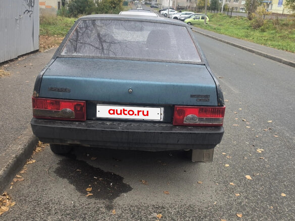 2002 Lada (ВАЗ) 21099, зелёный - вид 3