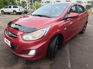 2011 Hyundai Solaris I, красный, 545000 рублей, вид 1
