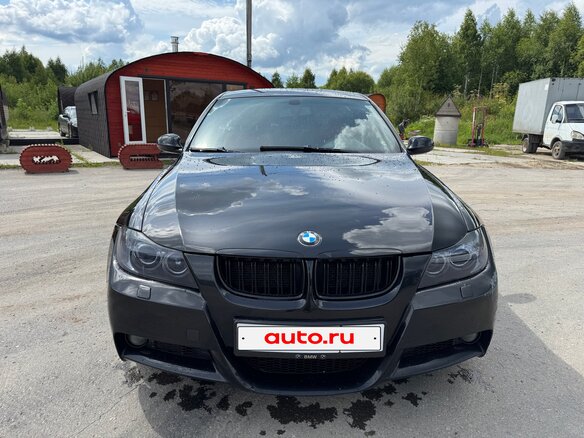 2008 BMW 3 серии 325i V (E90/E91/E92/E93) Рестайлинг, чёрный, 1200000 рублей - вид 21