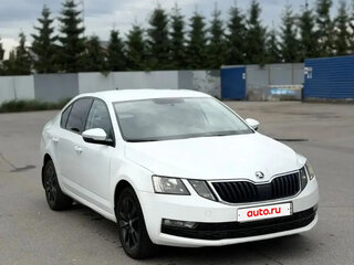 2018 Skoda Octavia III (A7) Рестайлинг, белый, 1000000 рублей, вид 2