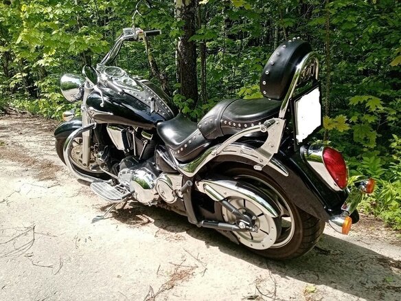 2007 Kawasaki VN2000 Vulcan, чёрный, 1100000 рублей - вид 7