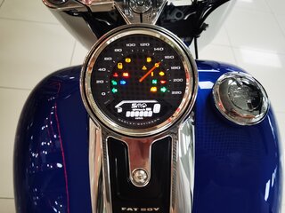 2025 Harley-Davidson Fat Boy, синий, 3300000 рублей, вид 2