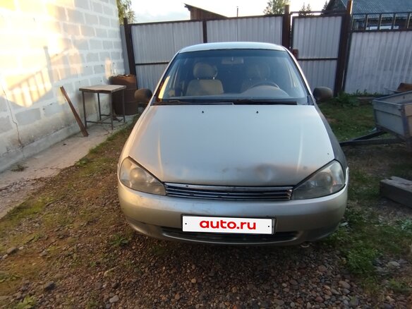 2007 Lada (ВАЗ) Kalina I, серебристый, 190000 рублей