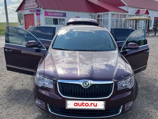 2009 Skoda Superb II, пурпурный, 1100000 рублей, вид 4