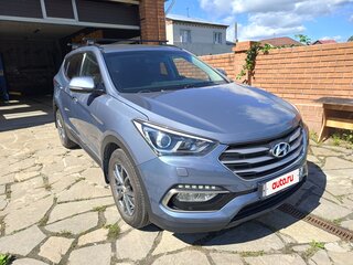 2017 Hyundai Santa Fe III Рестайлинг, серый, 2300000 рублей, вид 5