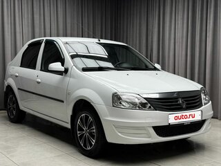 2014 Renault Logan I Рестайлинг, белый, 609000 рублей, вид 3