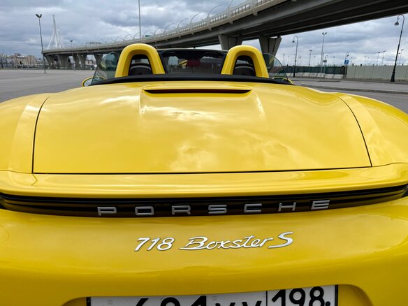 2020 Porsche Boxster S IV 718 (982), жёлтый, 8700000 рублей - вид 8